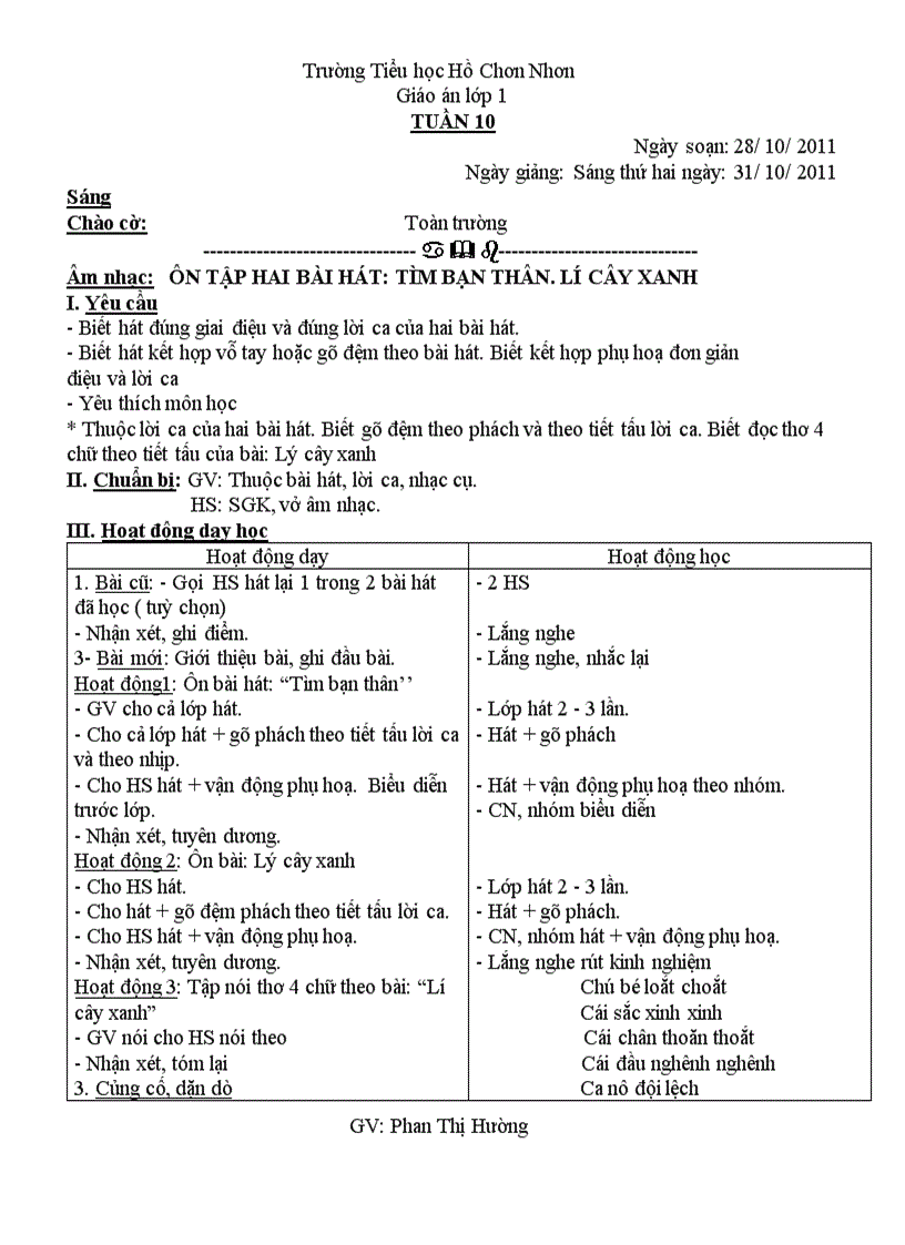 image for page Giao an lop 1tuan 10