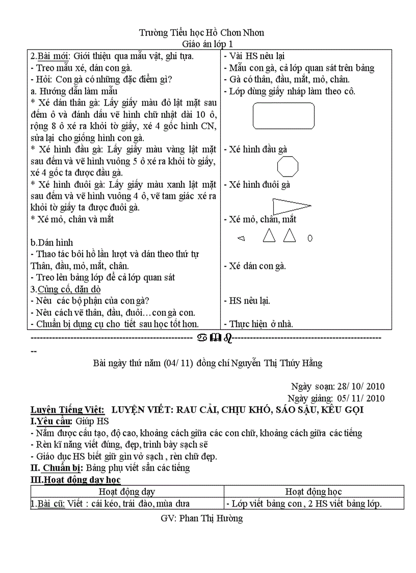 image for page Giao an lop 1tuan 10