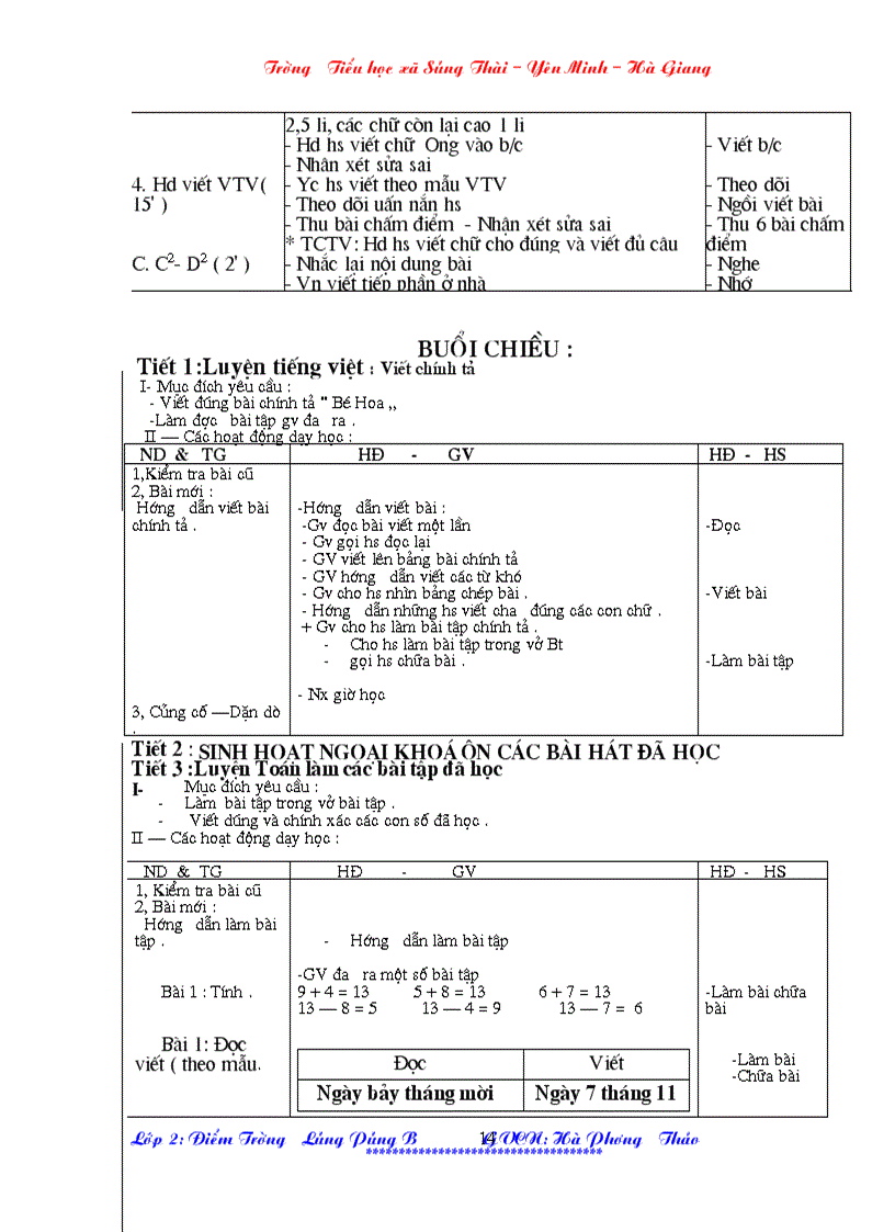 image for page Giao an lop 2 ba cot