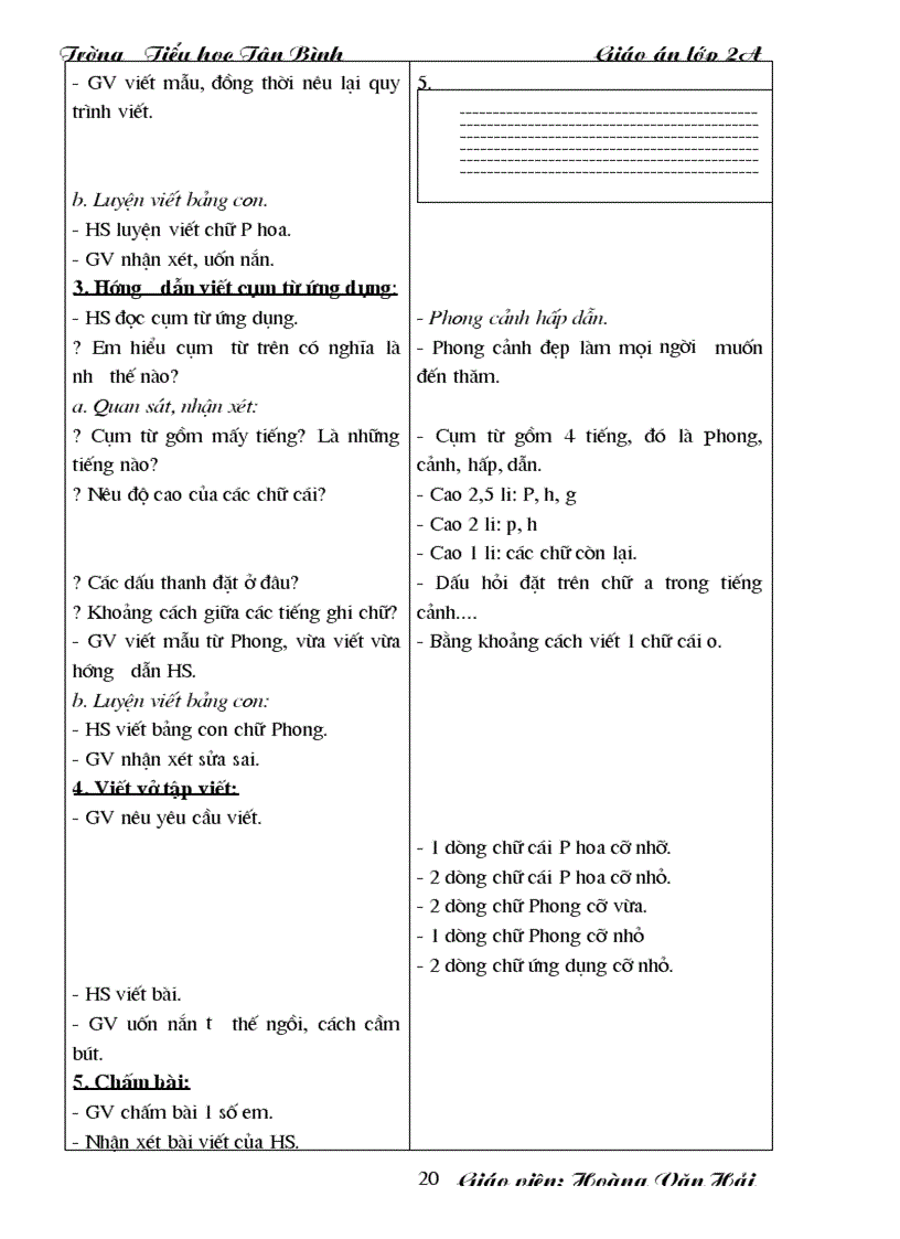image for page Giao an lop 2 buoi sang