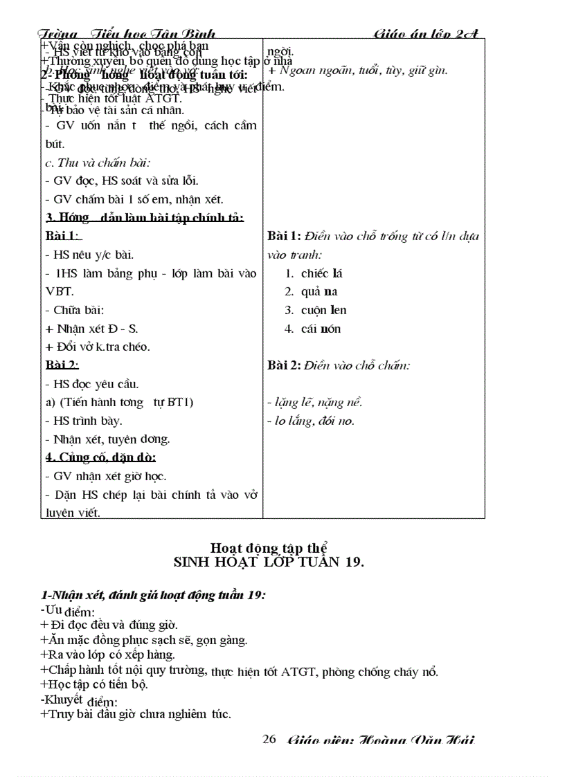 image for page Giao an lop 2 buoi sang