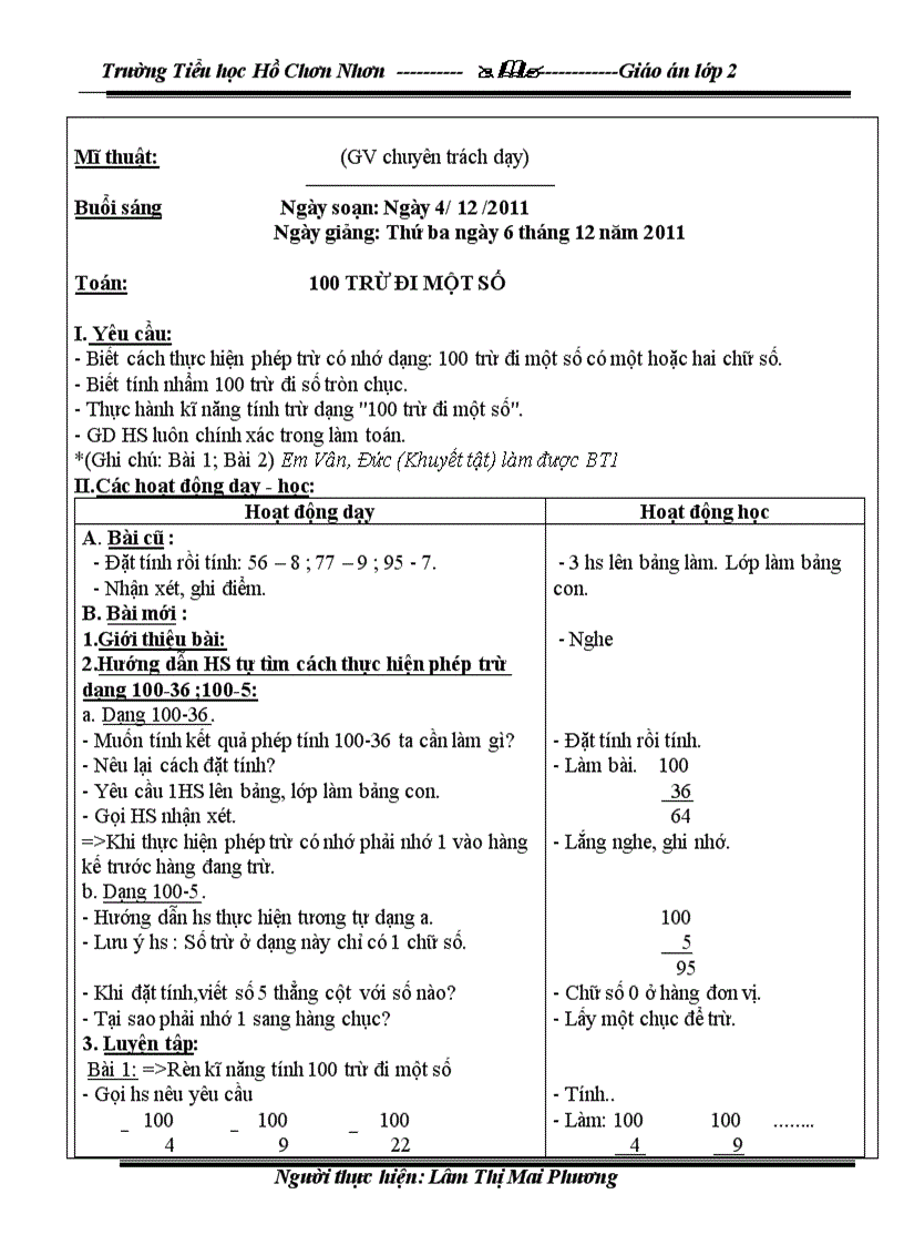 image for page Giáo án lớp 2 T 15