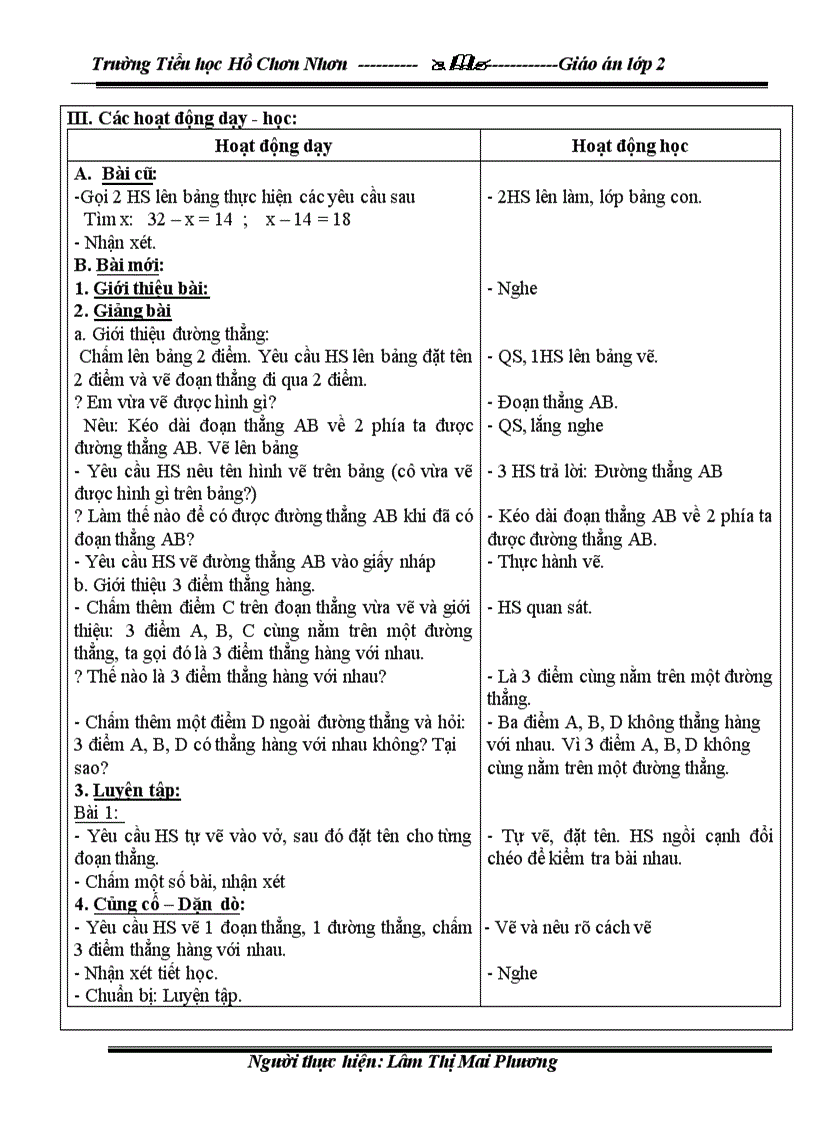 image for page Giáo án lớp 2 T 15