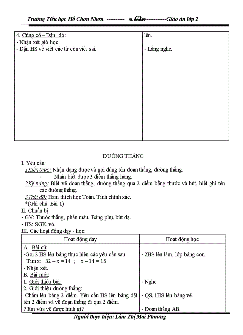 image for page Giáo án lớp 2 T 15