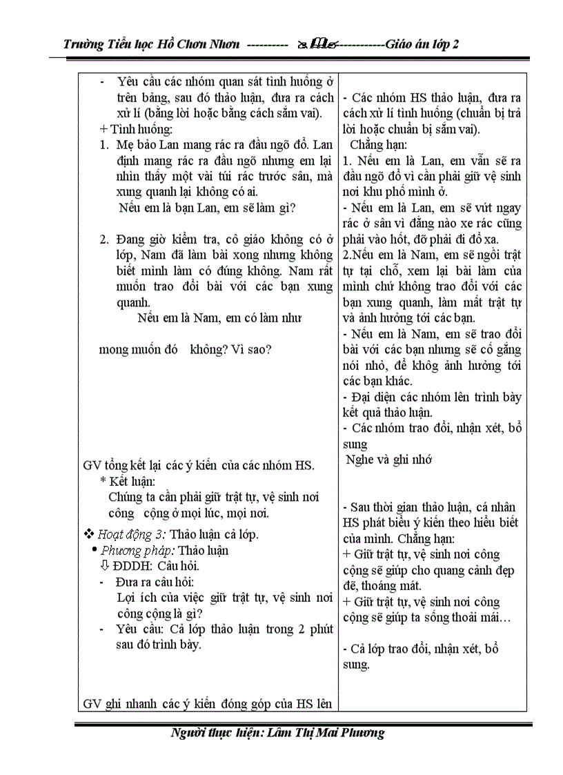 image for page Giáo án lớp 2 T 15