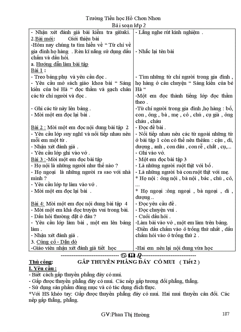 image for page Giáo án lớp 2 tuần 10 CKT