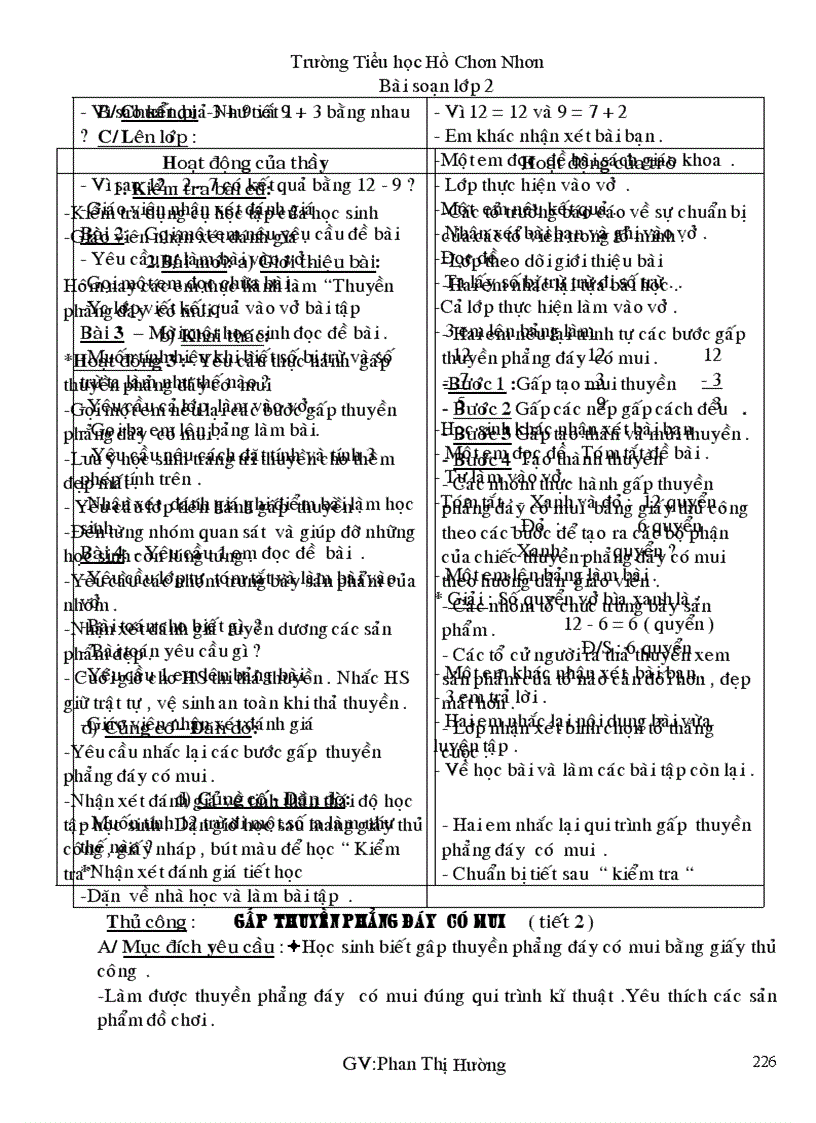 image for page Giáo án lớp 2 tuần 10 CKT