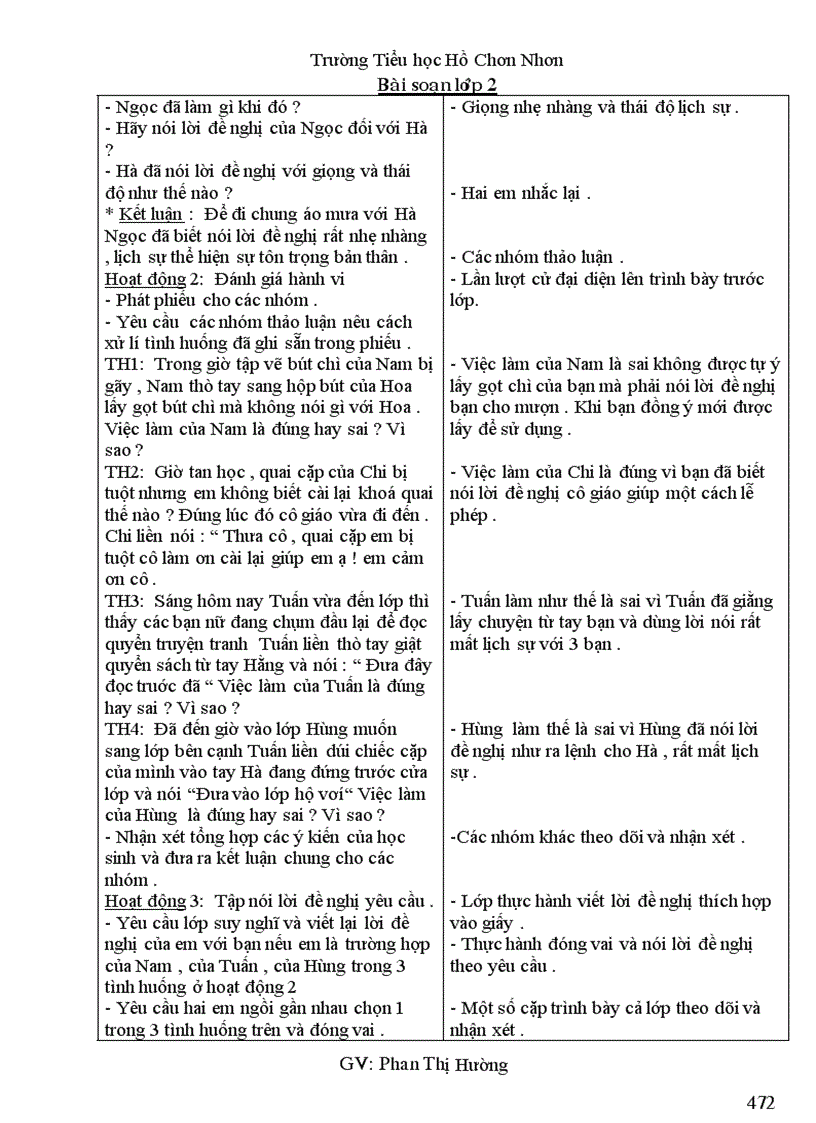 image for page Giao an lop 2 tuan 21 CKT