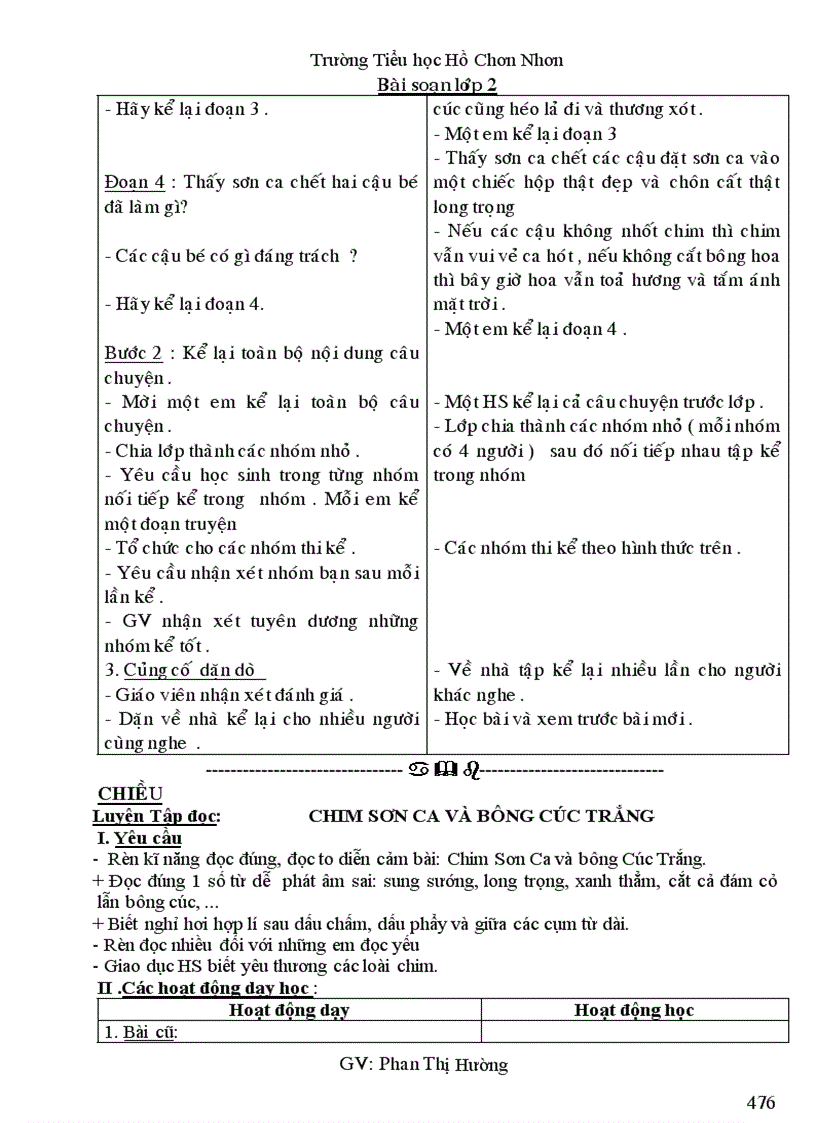 image for page Giao an lop 2 tuan 21 CKT