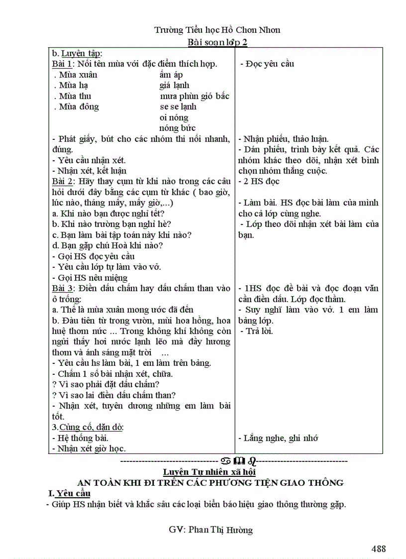 image for page Giao an lop 2 tuan 21 CKT