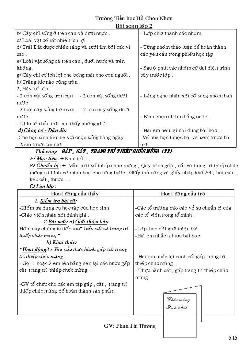 image for page Giao an lop 2 tuan 21 CKT