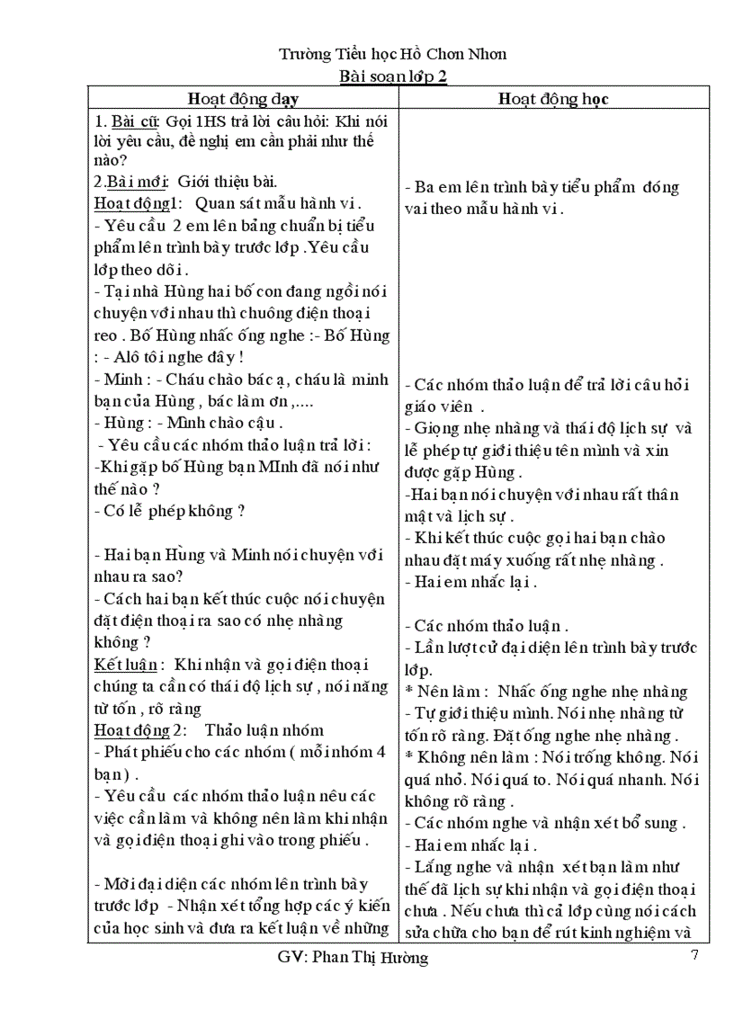 image for page Giao an lop 2 tuan 23 CKT