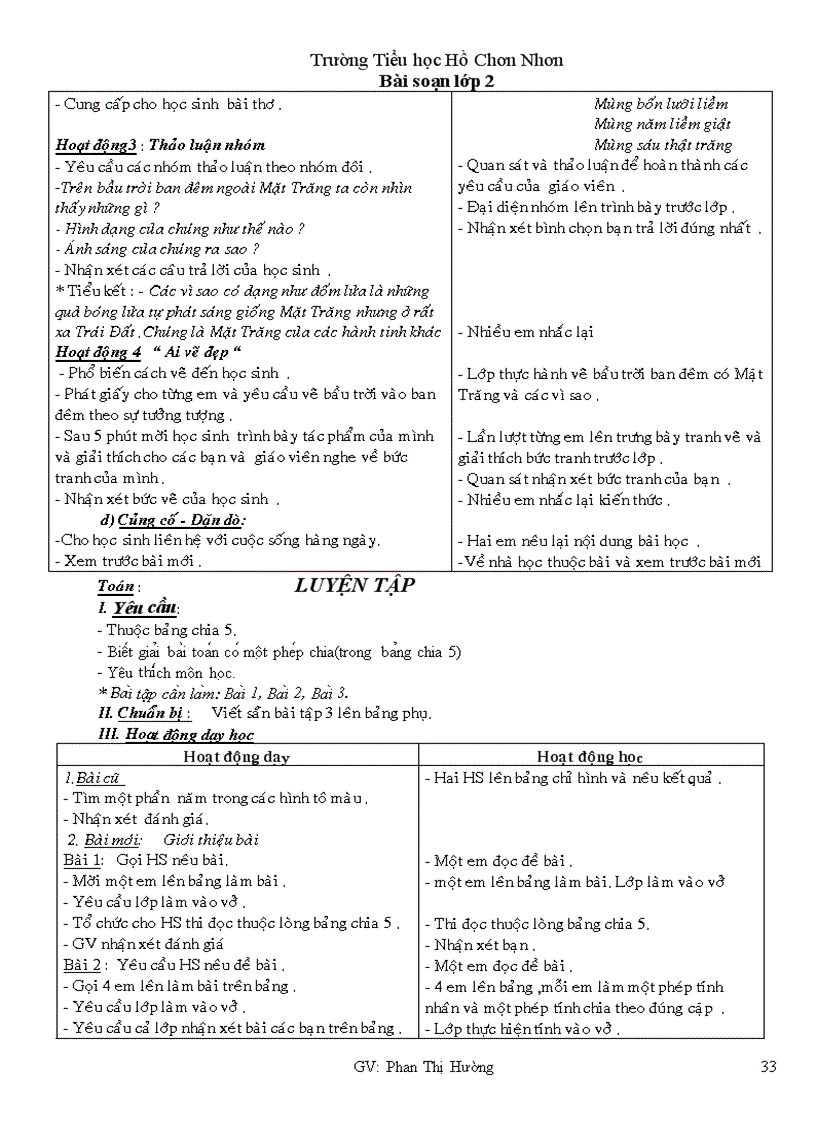 image for page Giao an lop 2 tuan 24 CKT