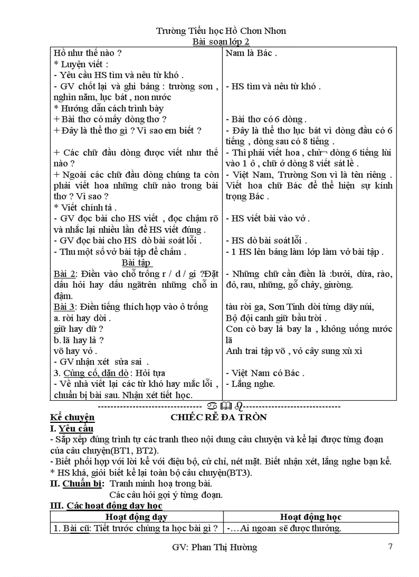 image for page Giao an lop 2 tuan 31 CKT