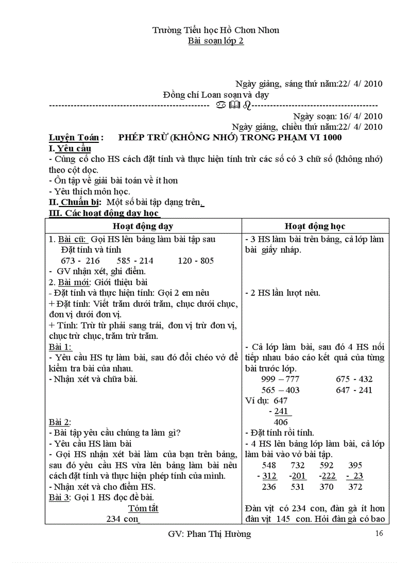 image for page Giao an lop 2 tuan 31 CKT