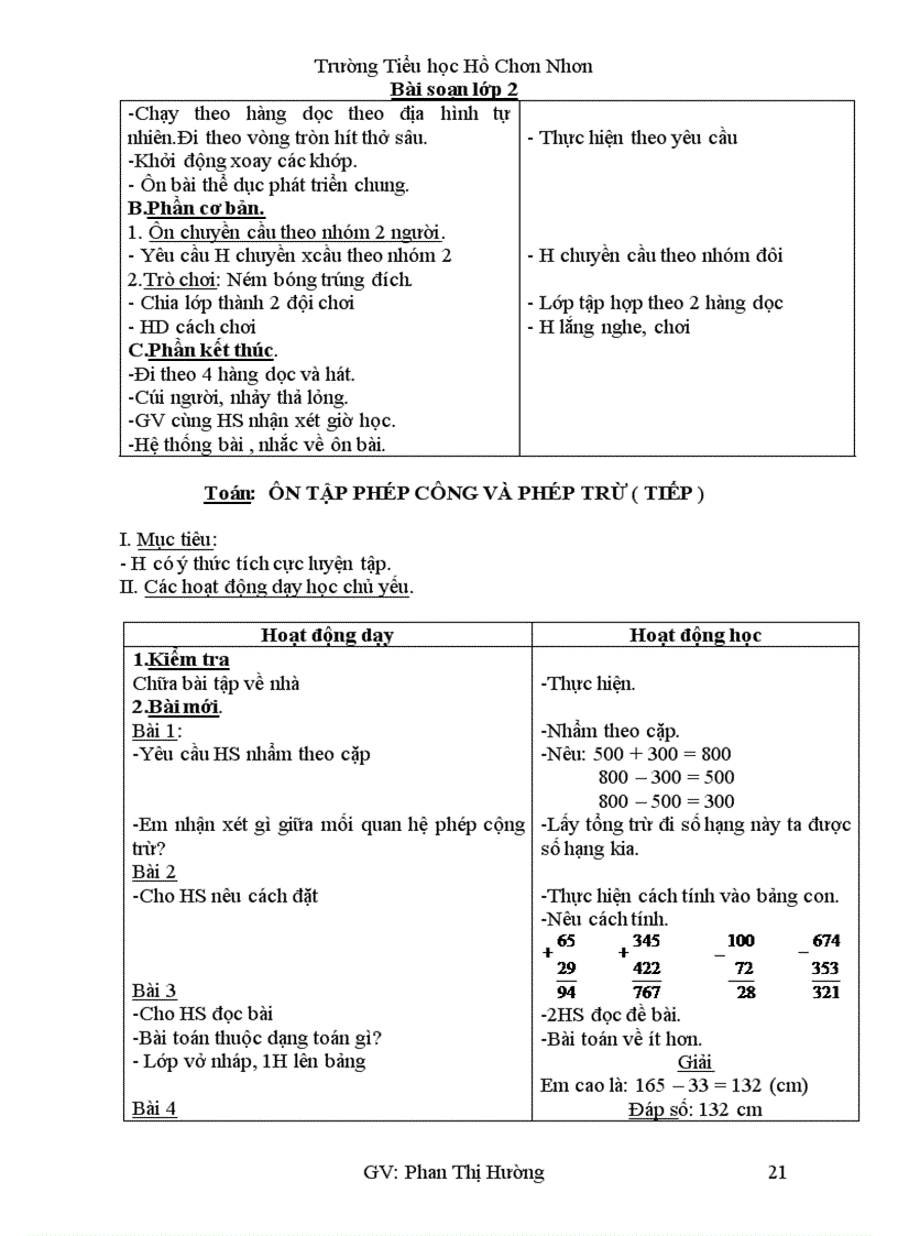 image for page Giao an lop 2 tuan 33 CKT