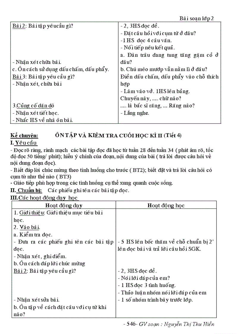 image for page Giao an lop 2 tuan 35 s