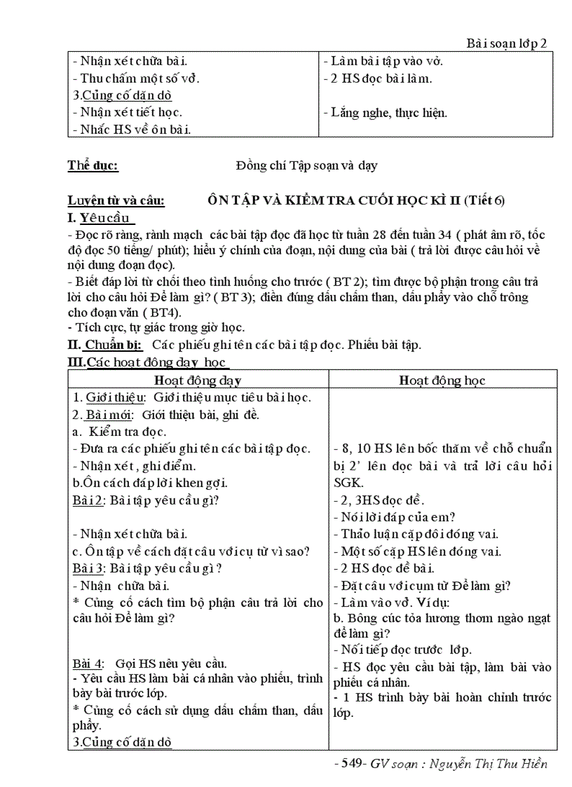 image for page Giao an lop 2 tuan 35 s