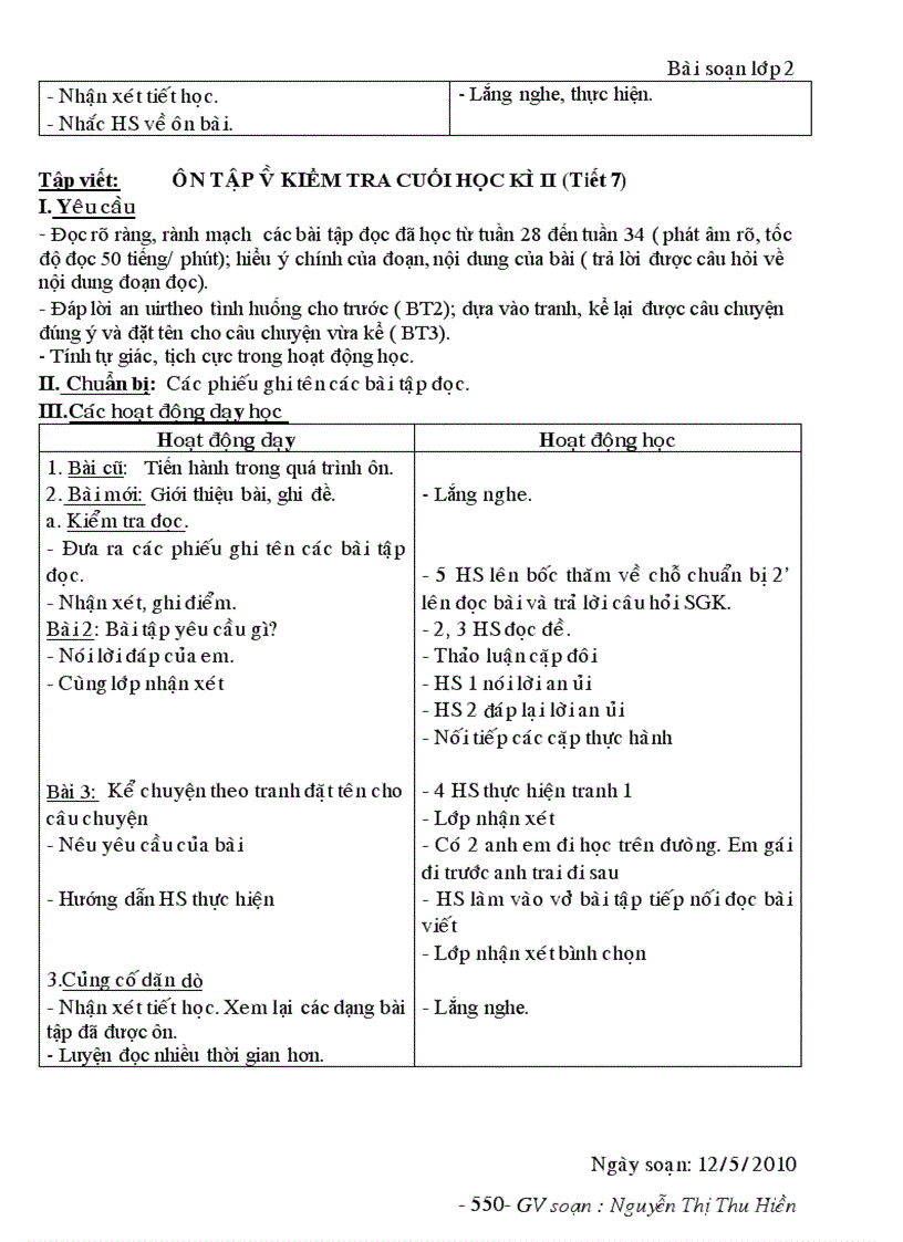 image for page Giao an lop 2 tuan 35 s