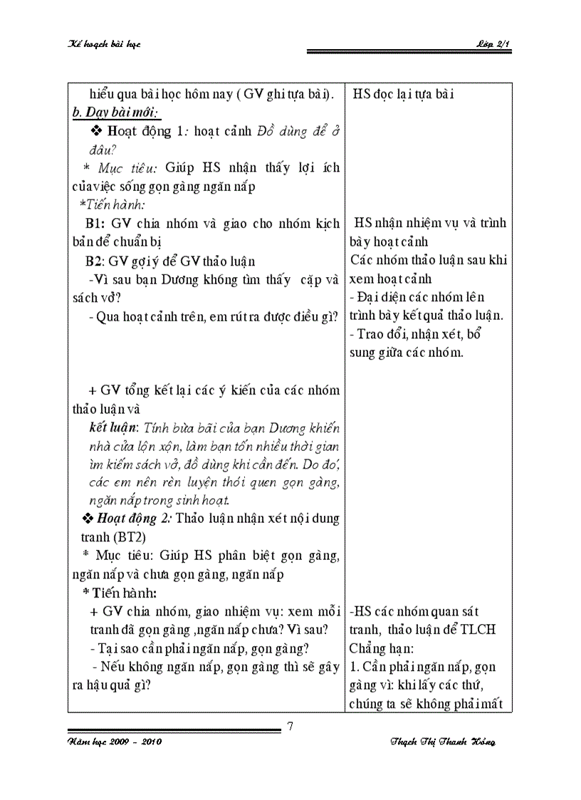 image for page Giáo án lớp 2 tuần 5 8
