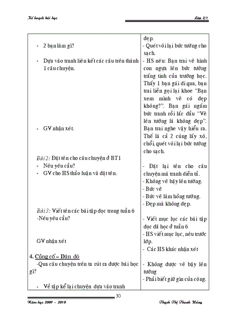 image for page Giáo án lớp 2 tuần 5 8