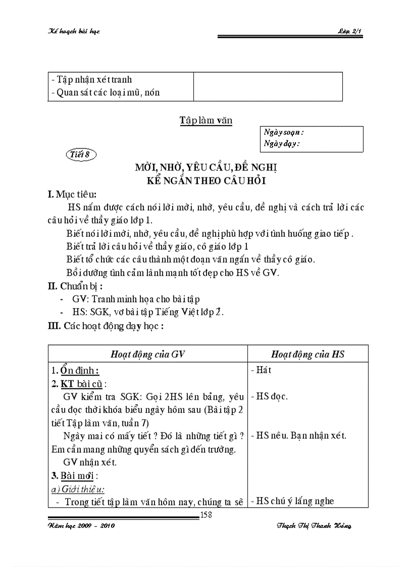image for page Giáo án lớp 2 tuần 5 8