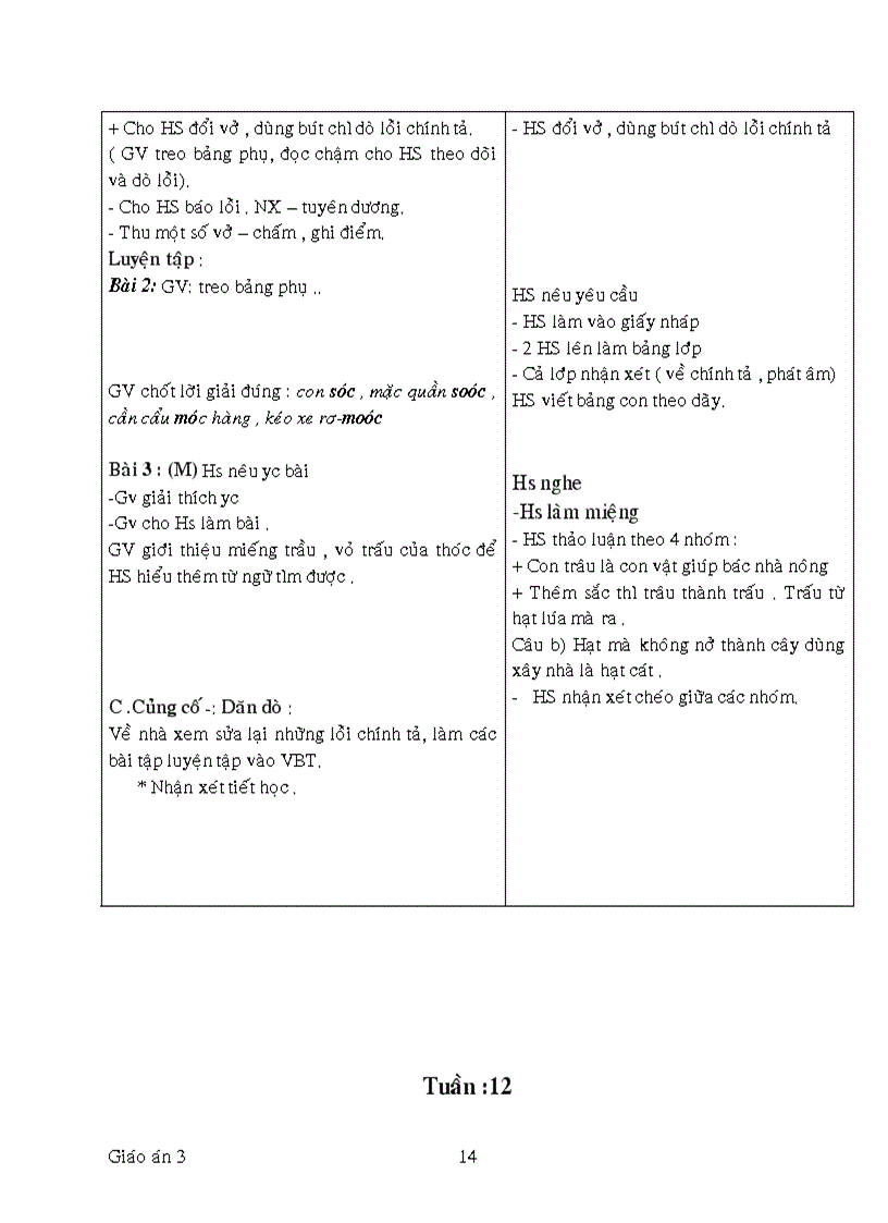 image for page Giao an lop 3 tuan 12