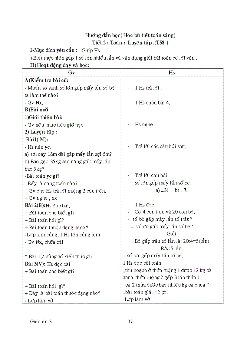 image for page Giao an lop 3 tuan 12