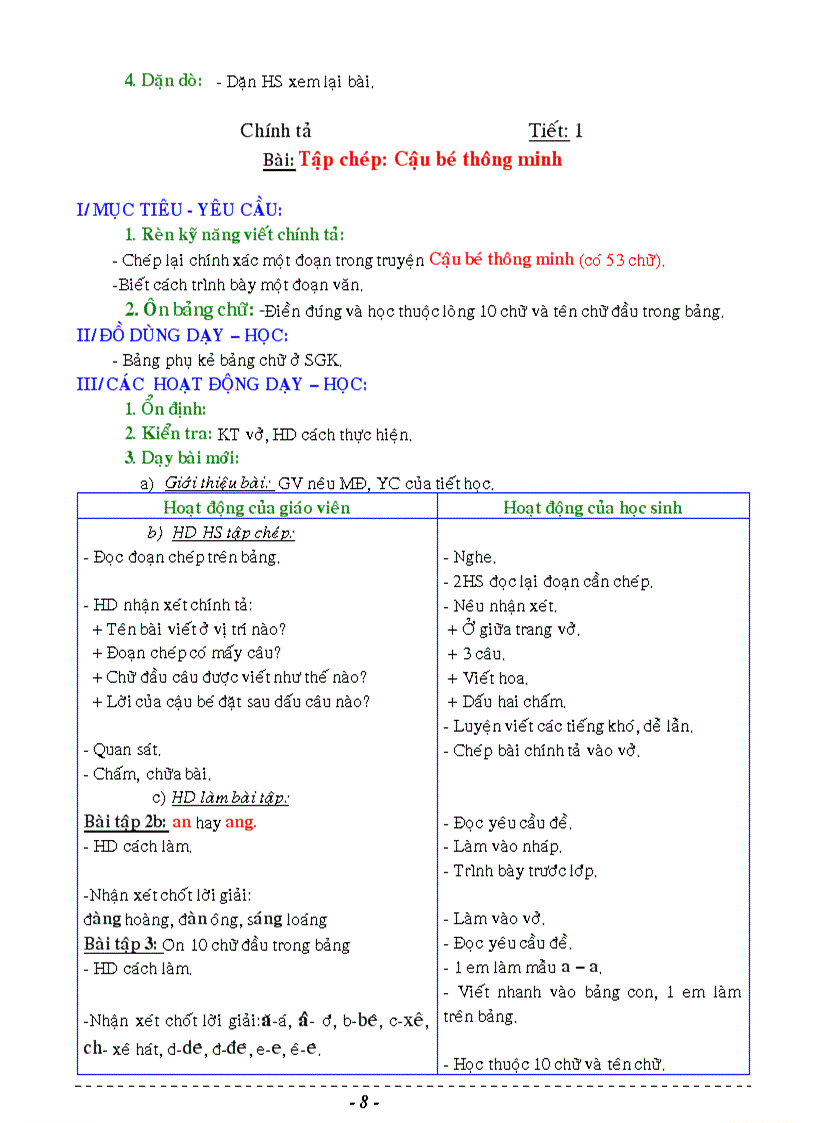 image for page Giáo án lớp 3 tuần 1 6