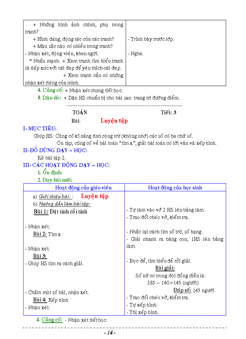 image for page Giáo án lớp 3 tuần 1 6