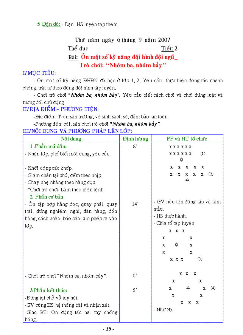 image for page Giáo án lớp 3 tuần 1 6