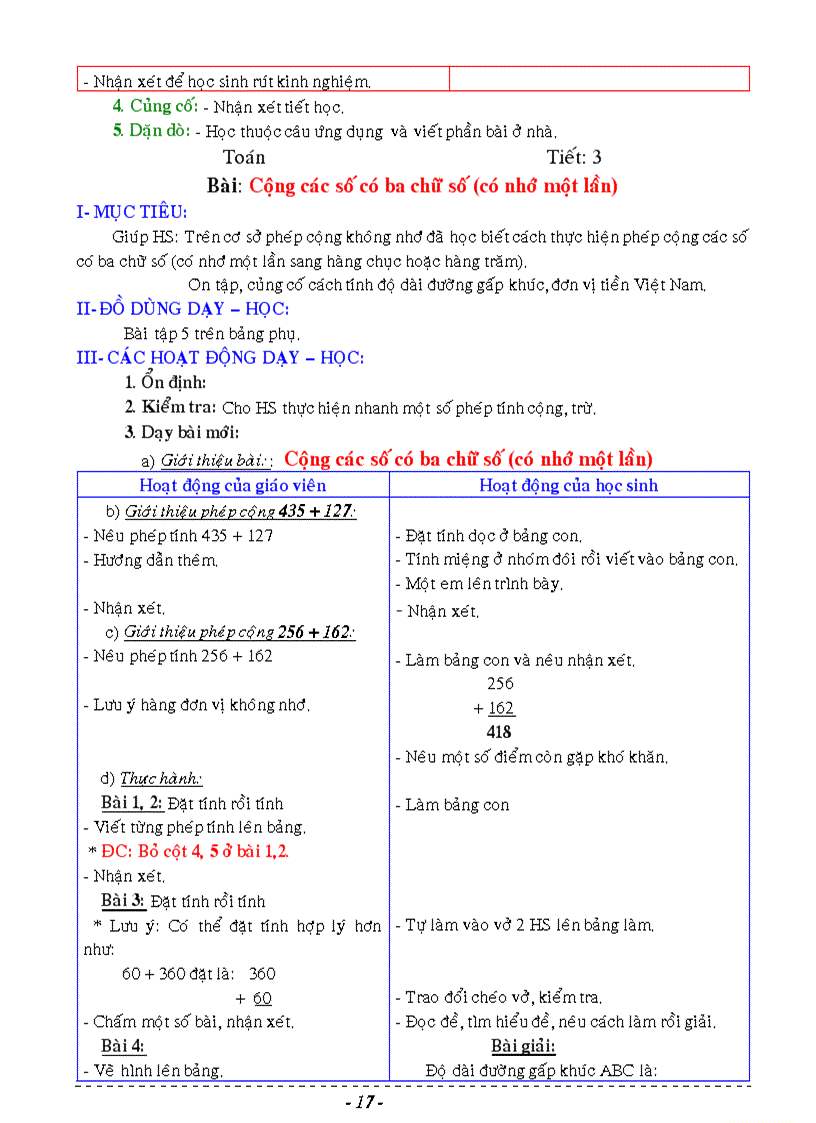 image for page Giáo án lớp 3 tuần 1 6