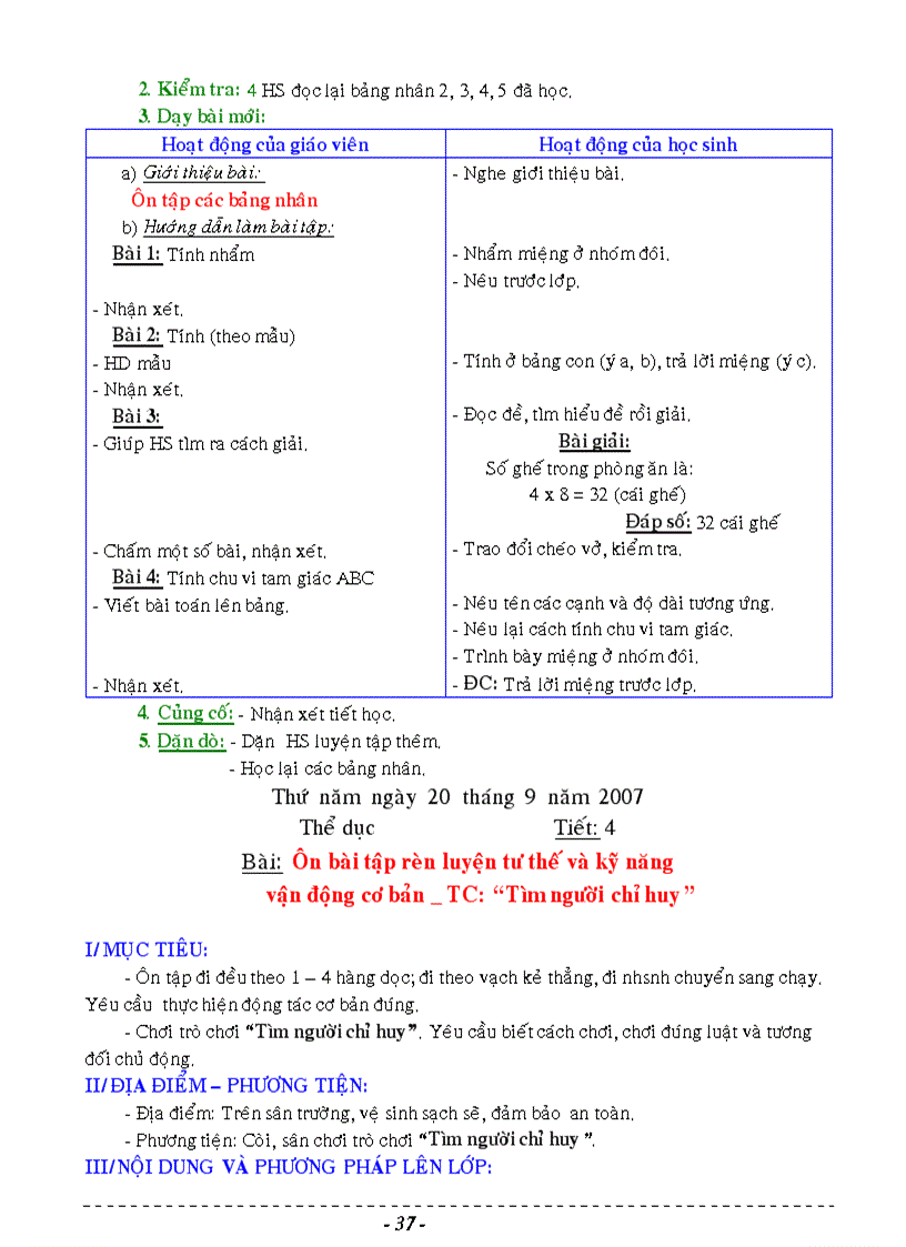 image for page Giáo án lớp 3 tuần 1 6