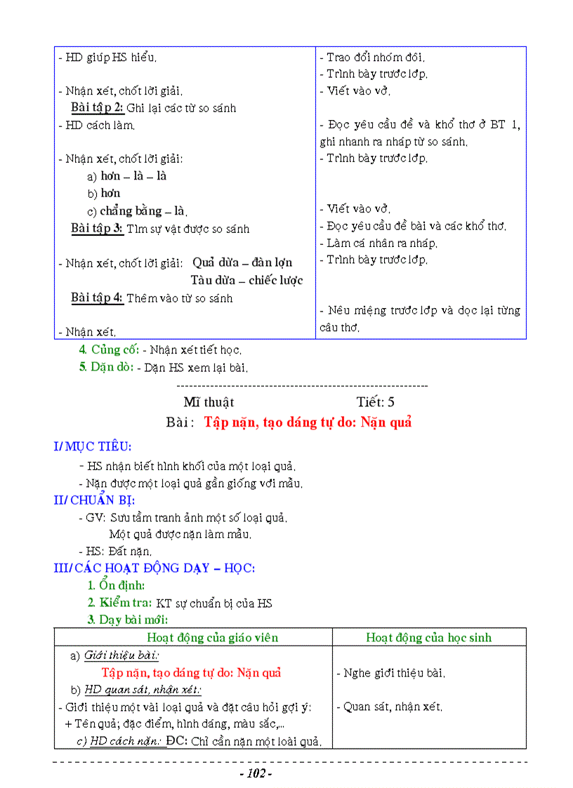 image for page Giáo án lớp 3 tuần 1 6