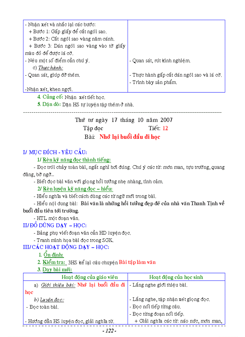 image for page Giáo án lớp 3 tuần 1 6