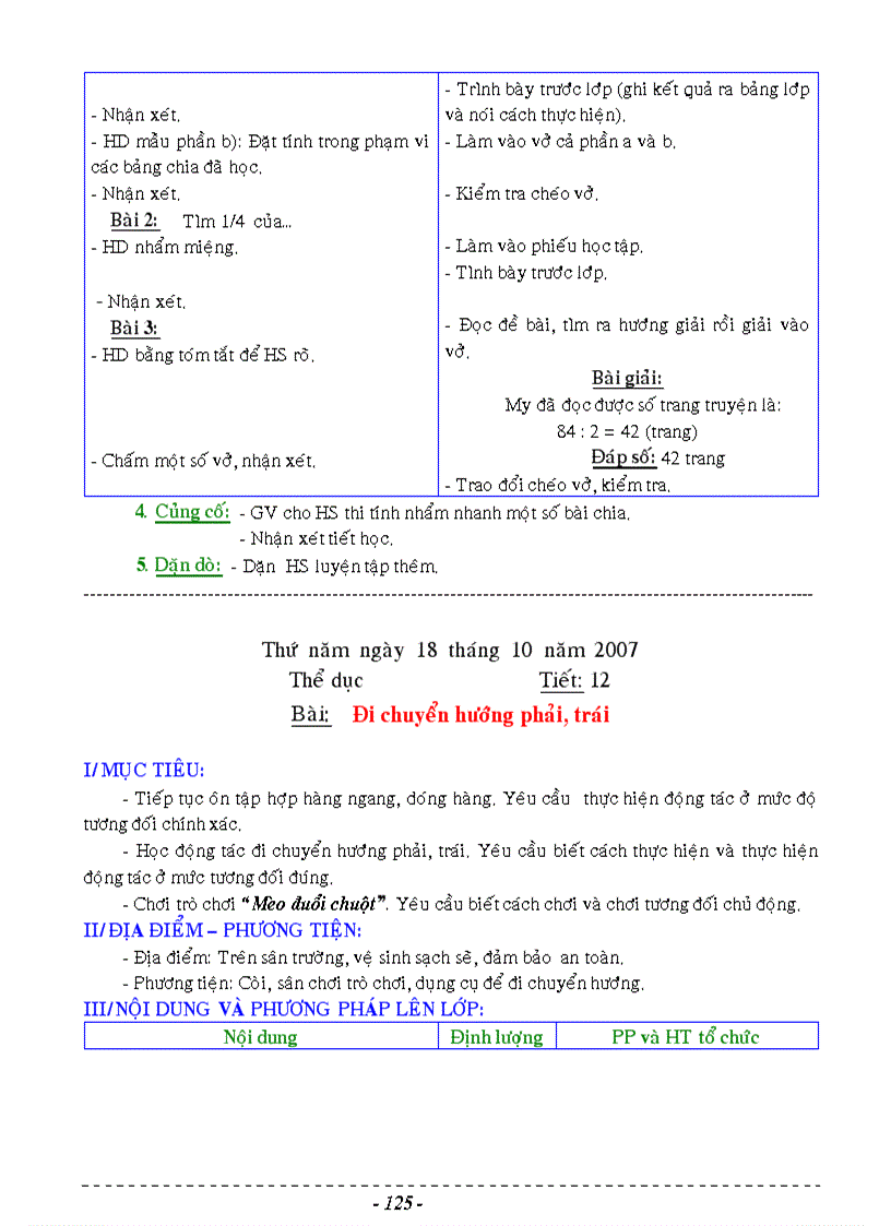 image for page Giáo án lớp 3 tuần 1 6