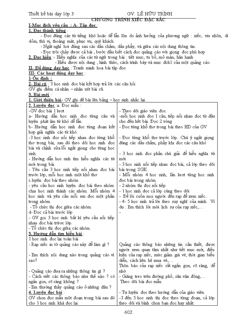 image for page Giáo án lớp 3 tuần 18 23 CKTKN