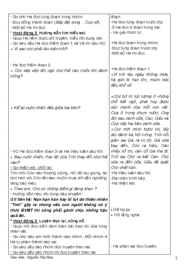 image for page Giáo án lớp 3 tuàn 33