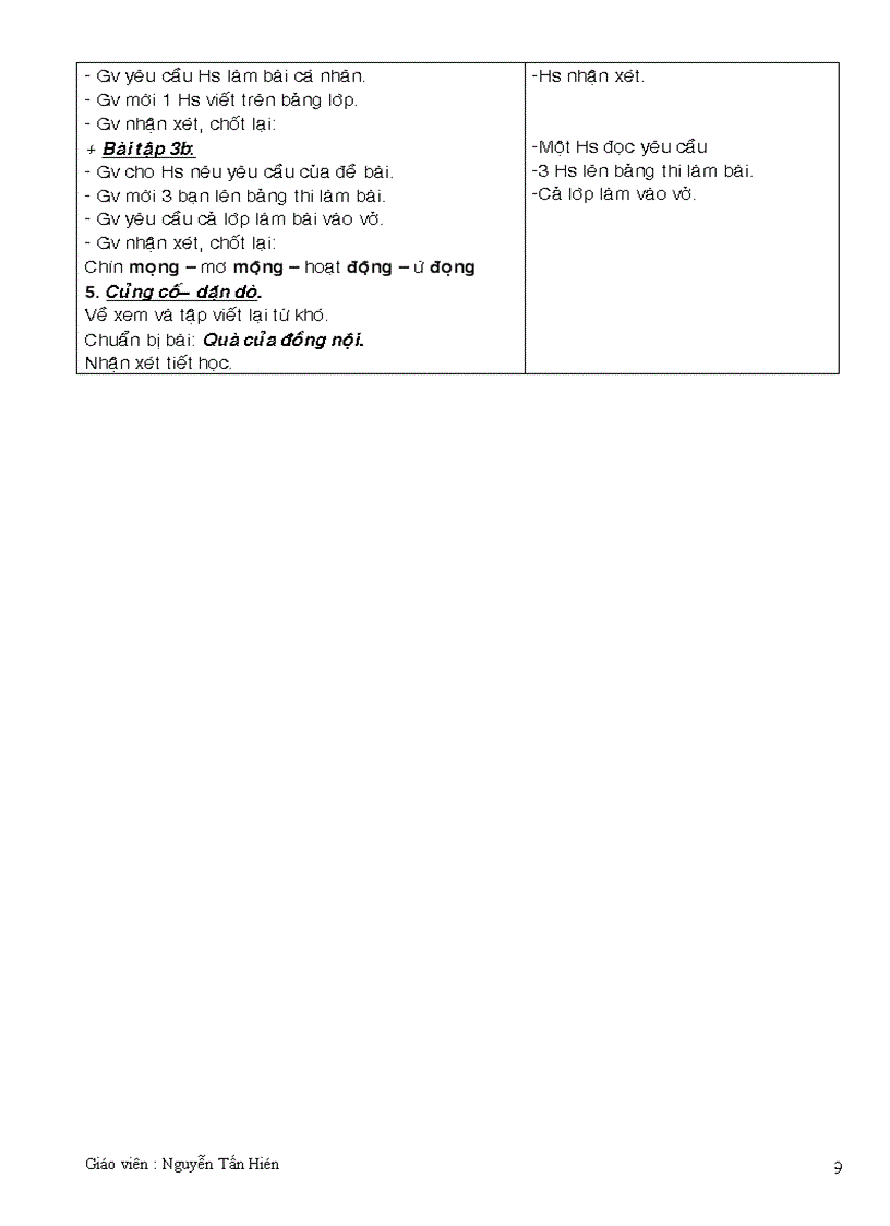 image for page Giáo án lớp 3 tuàn 33