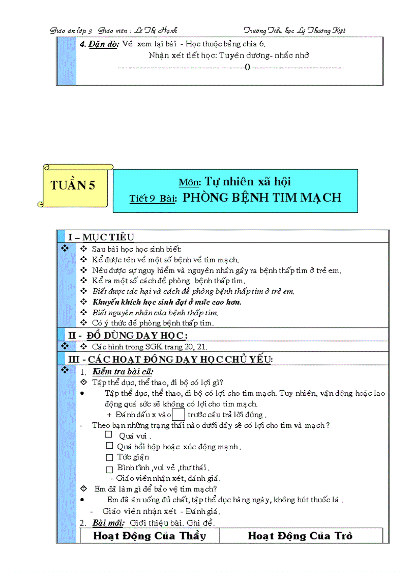 image for page Giao an lớp 3 tuần 5 thứ 4 5 6