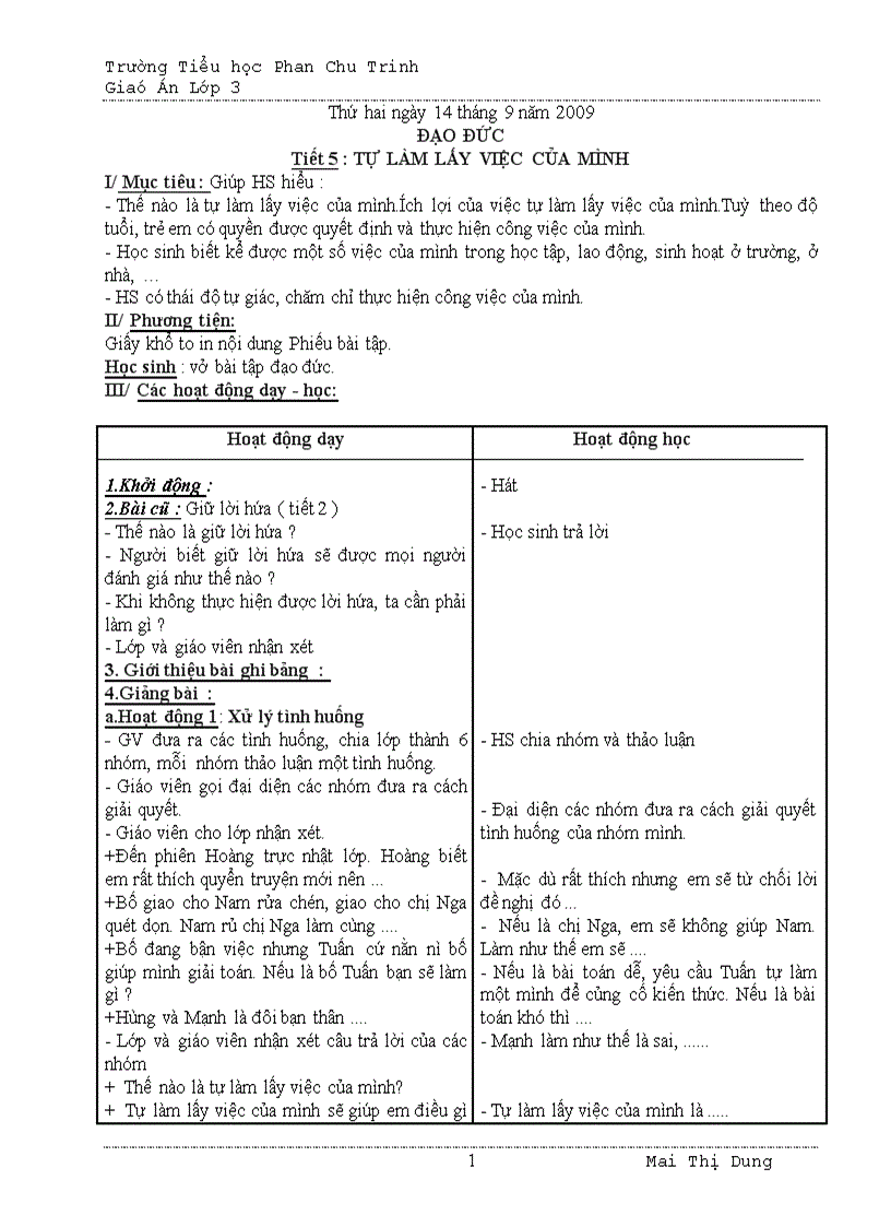 image for page Giáo án lớp 3 tuần 5CKTKN