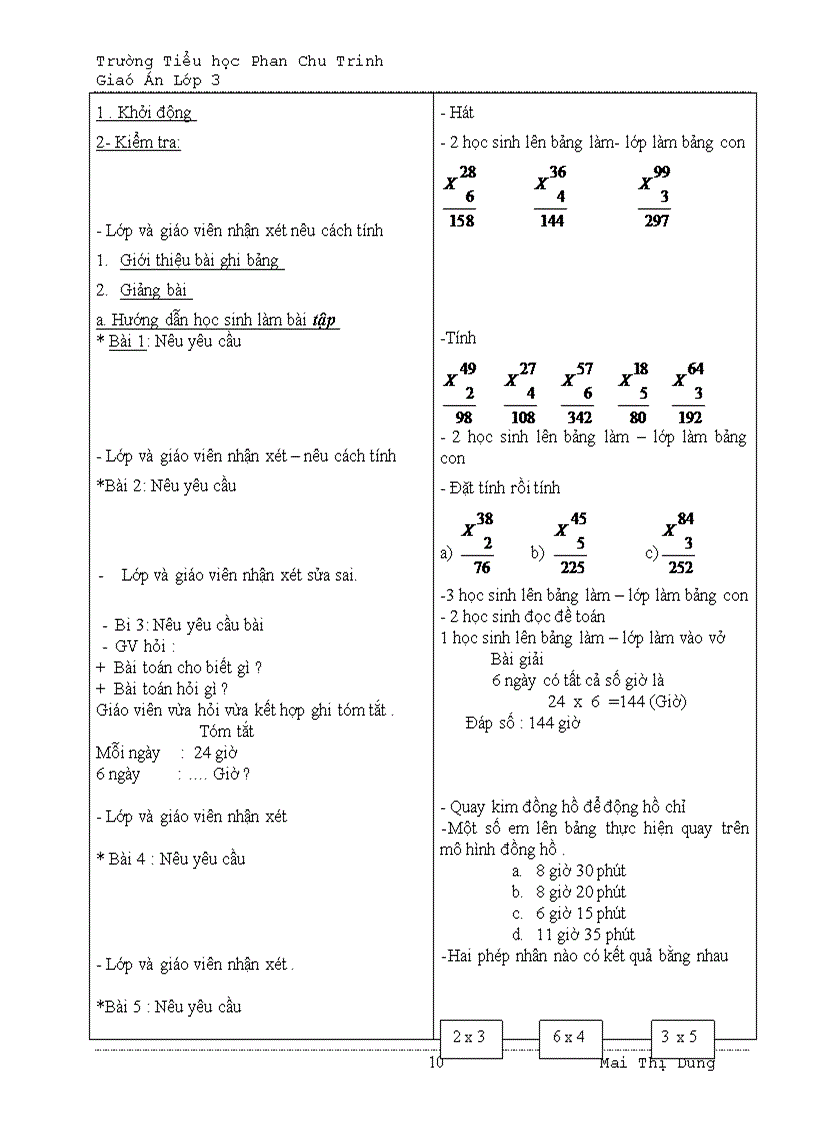image for page Giáo án lớp 3 tuần 5CKTKN