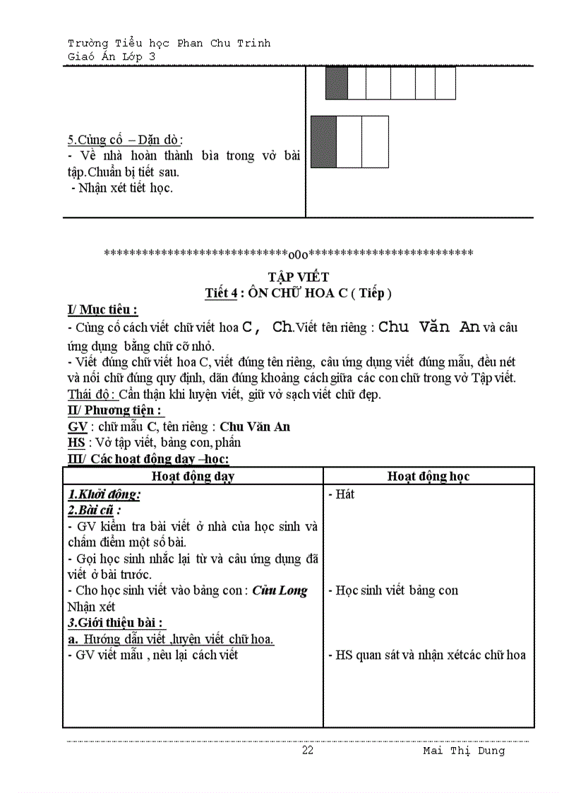 image for page Giáo án lớp 3 tuần 5CKTKN