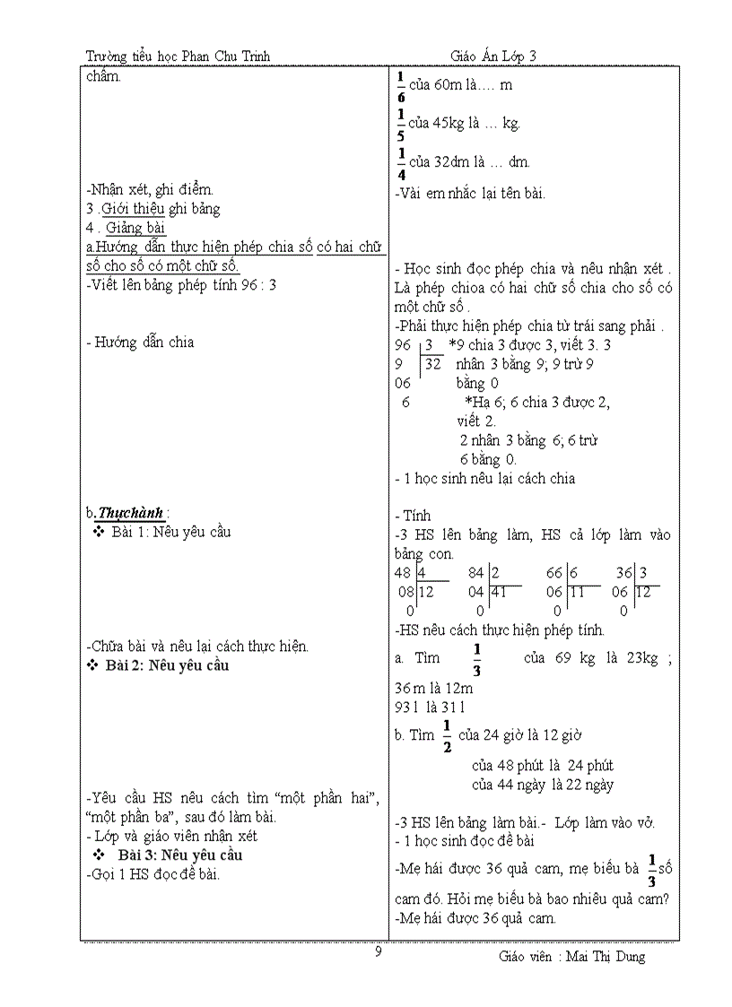 image for page Giáo án lớp 3 tuần 6 CKTKN