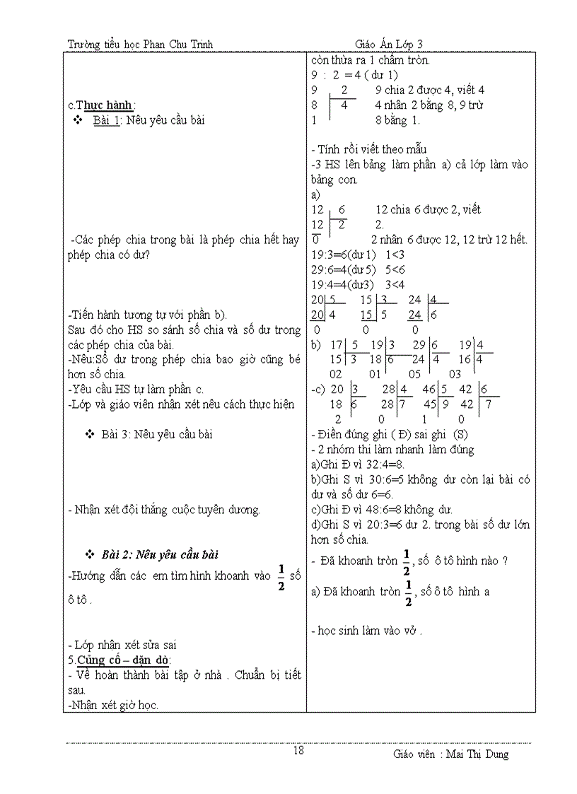 image for page Giáo án lớp 3 tuần 6 CKTKN