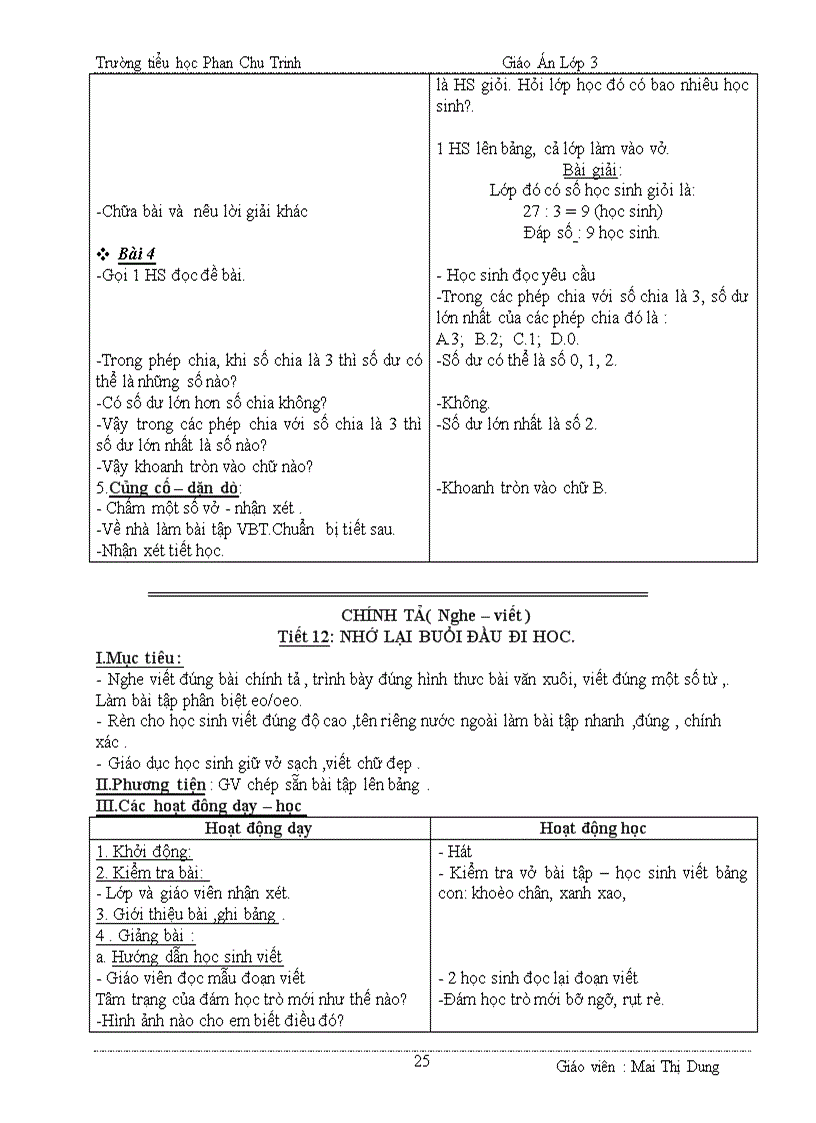 image for page Giáo án lớp 3 tuần 6 CKTKN