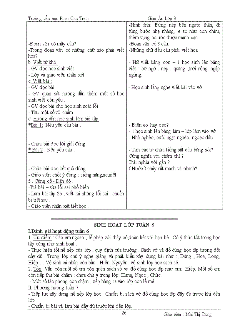 image for page Giáo án lớp 3 tuần 6 CKTKN