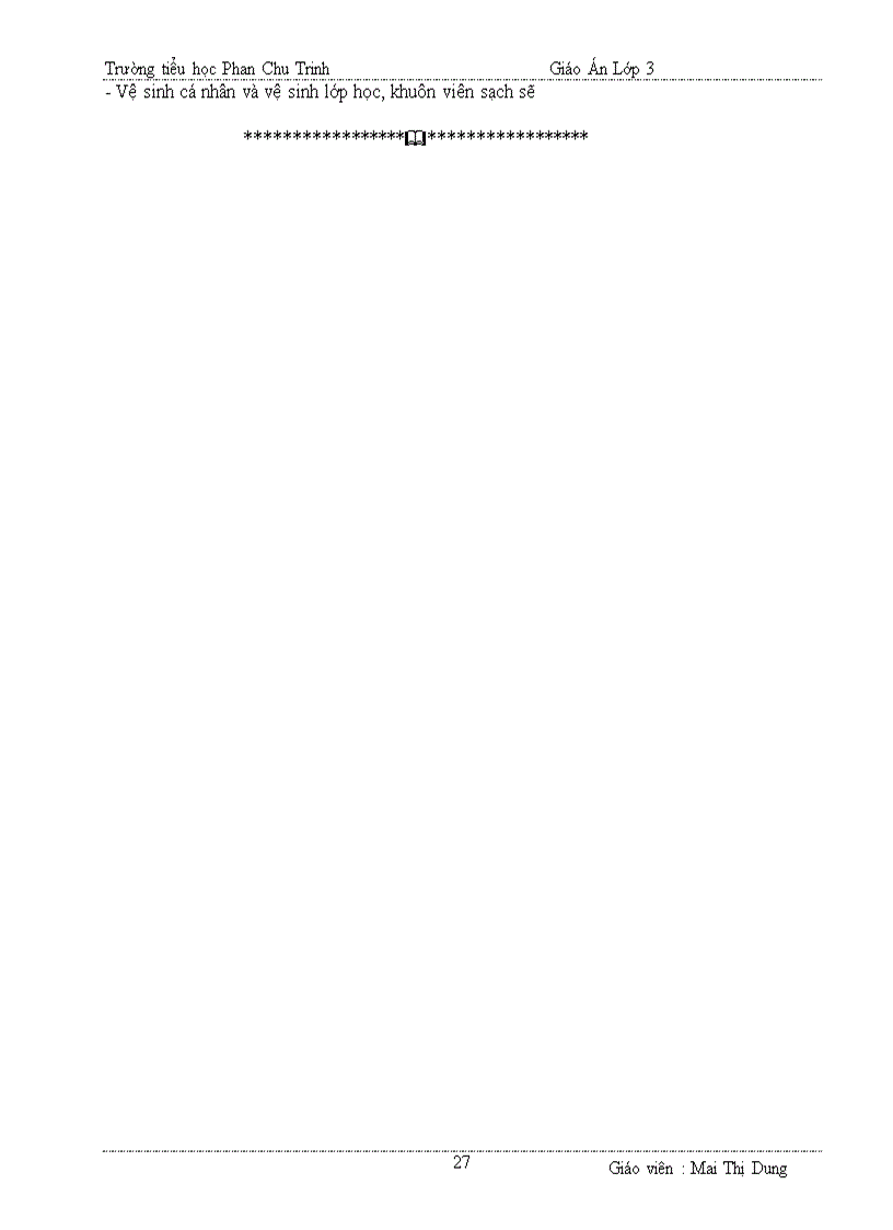 image for page Giáo án lớp 3 tuần 6 CKTKN