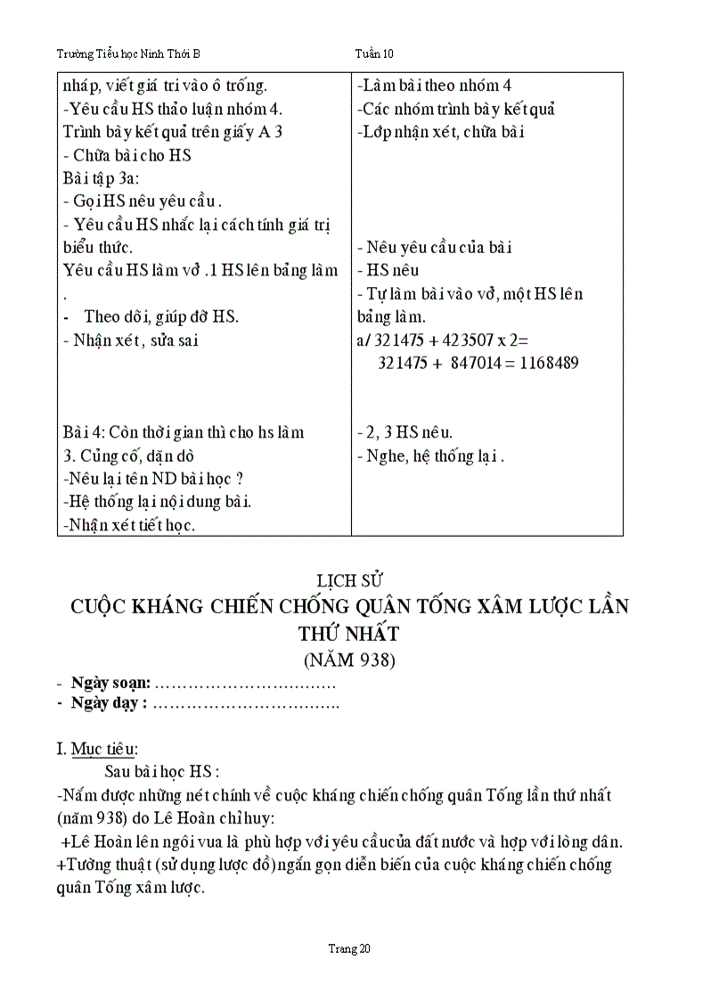 image for page Giao an lop 4 tuan 10 cktkn