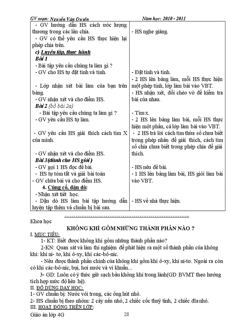 image for page Giáo án lớp 4 tuần 16